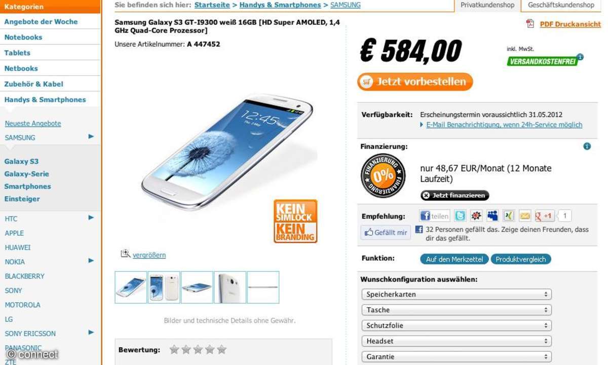 galaxy s3 angebote