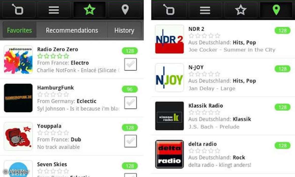 radio.de Android