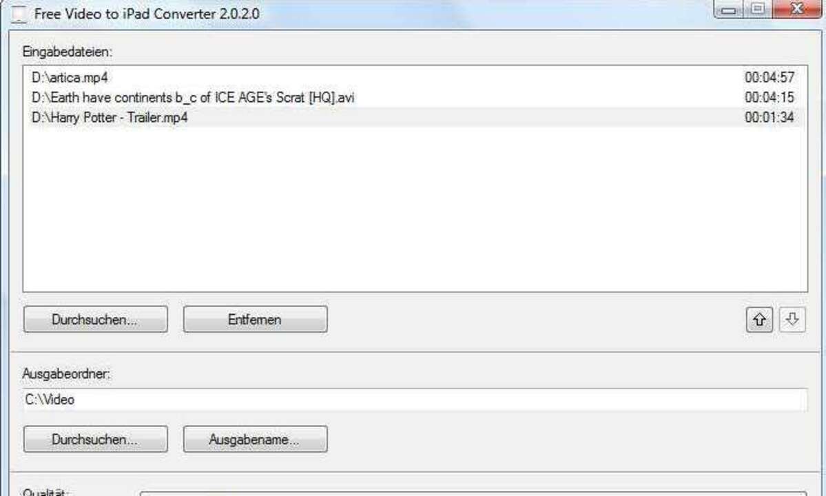 Free Video to iPad Converter 2.0