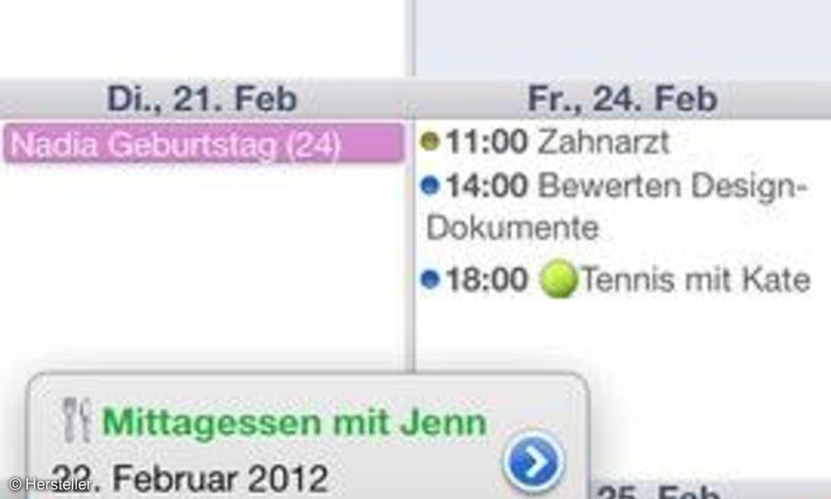 Week Calendar