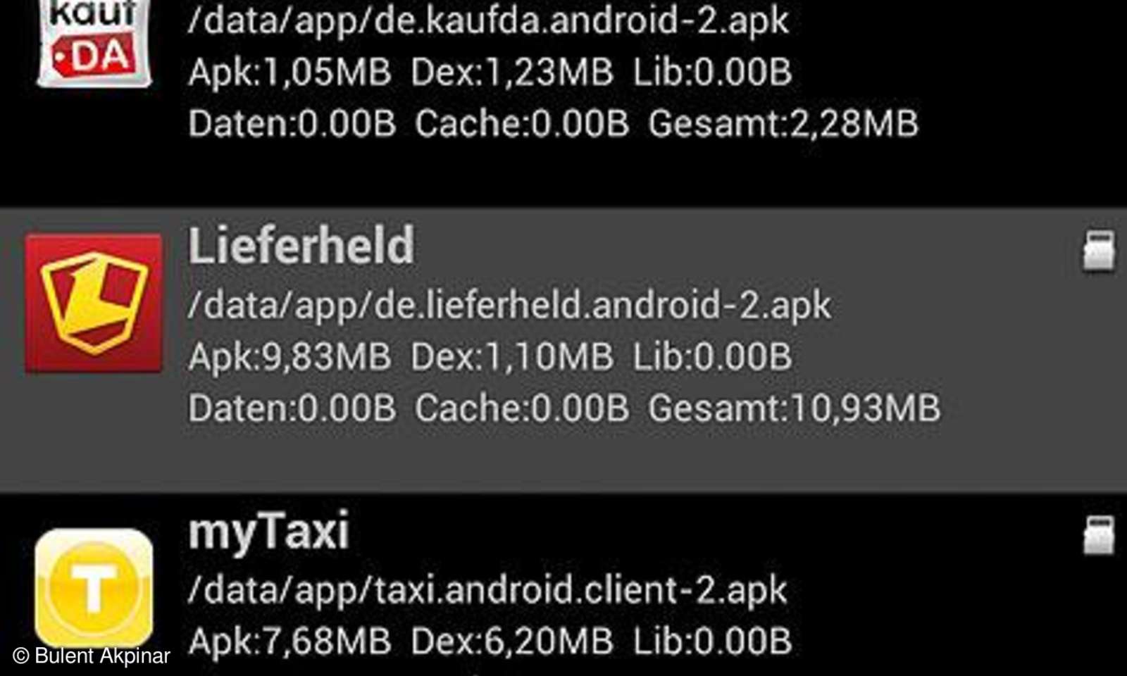 Android Apps auf die Speicherkarte auslagern connect