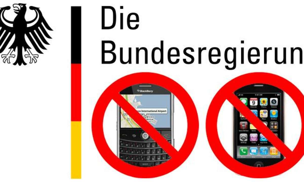 Bundesregierung verzichtet auf BlackBerrys und iPhone