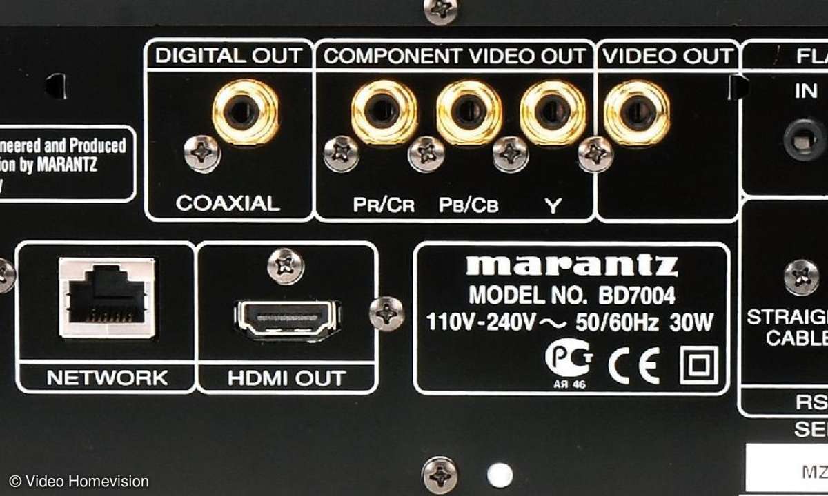 anschlüsse, marantz