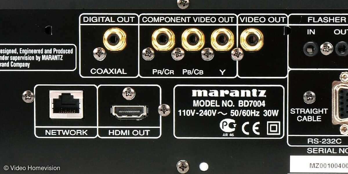 anschlüsse, marantz