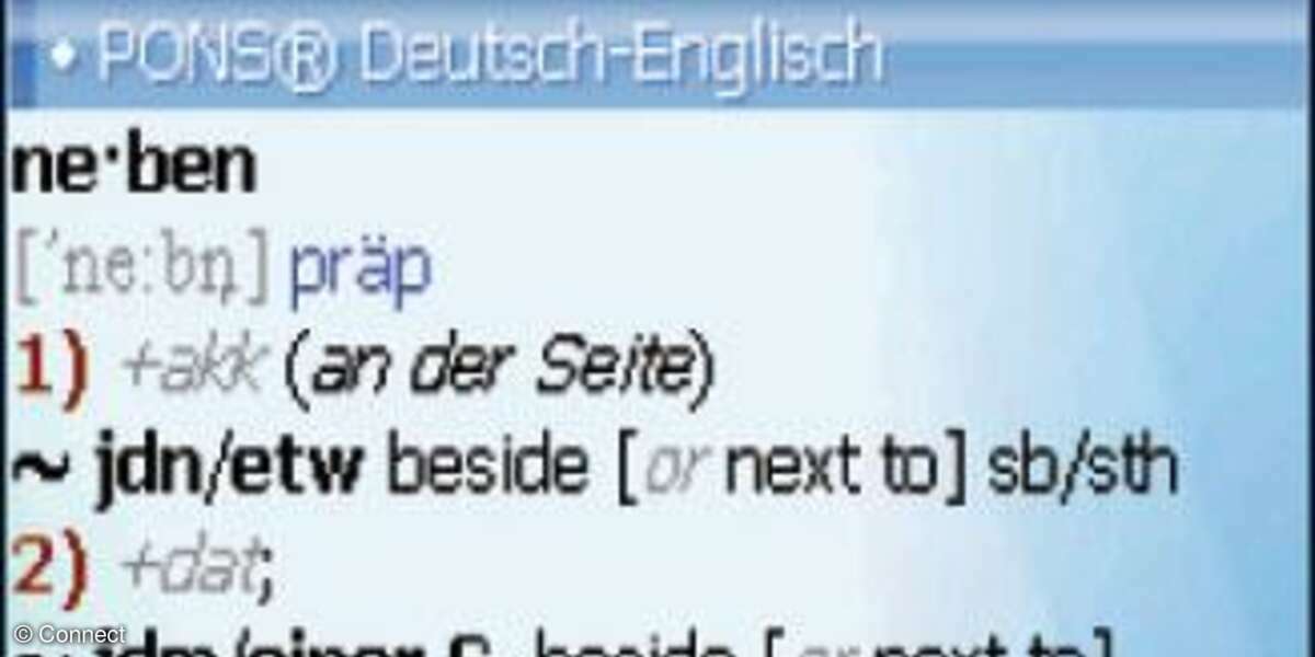 Pons Dictionary