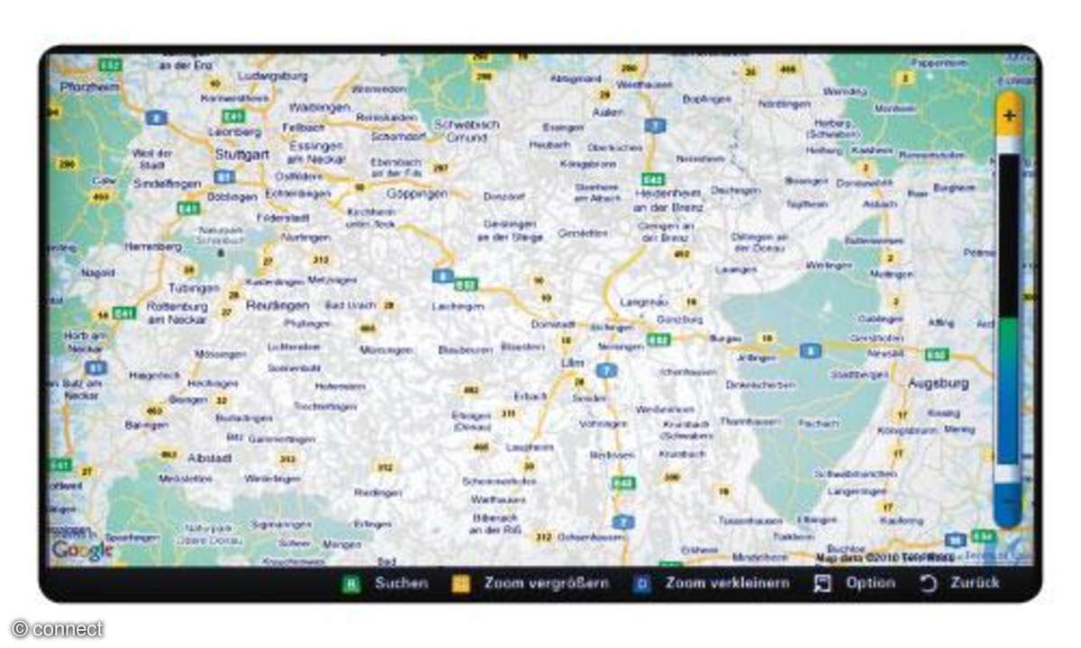 Internet-TV von Samsung - Google Maps