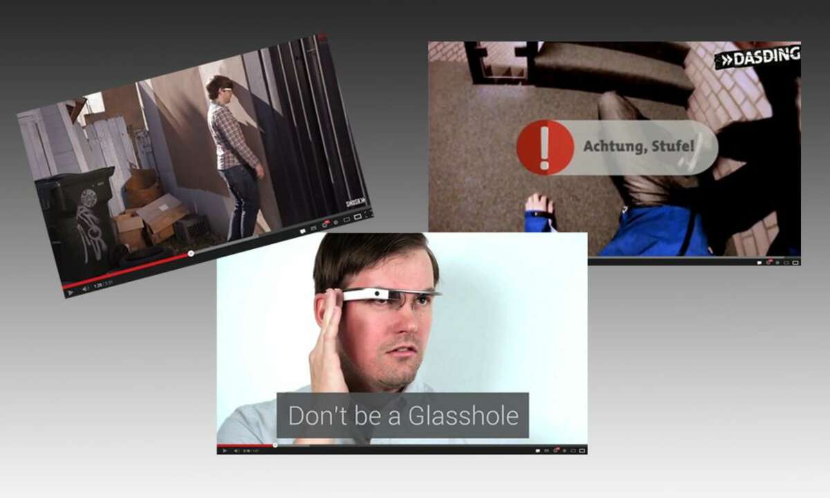 Google Glass Parodien auf YouTube