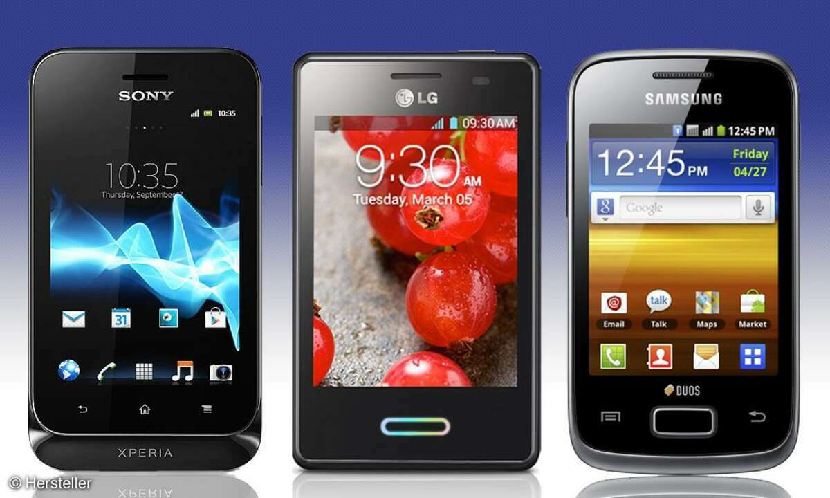 Xperia tipo, optimus l3 2, Galaxy Y Duos