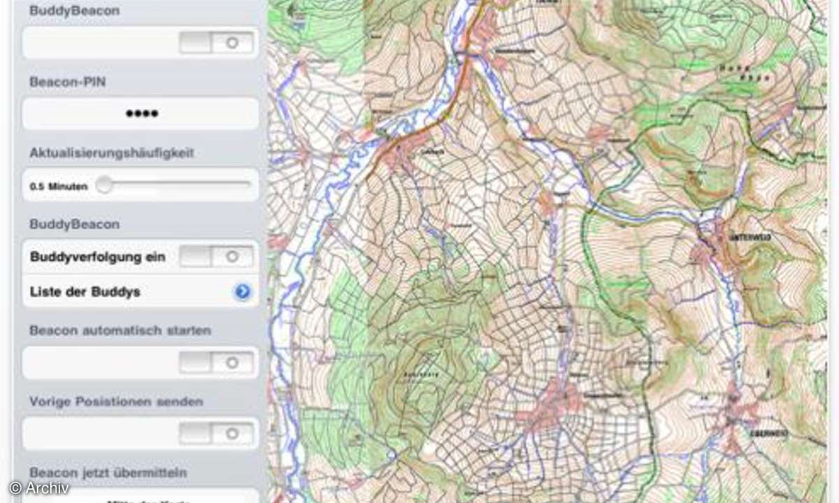 ViewRanger GPS für iPad