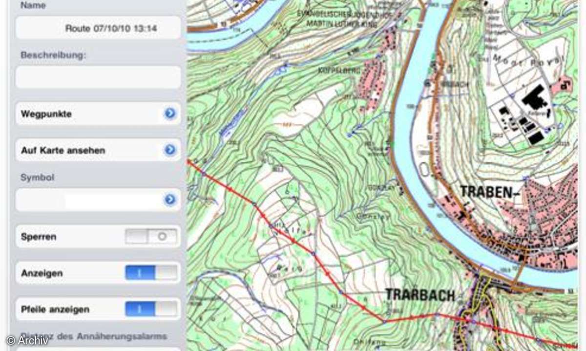 ViewRanger GPS für iPad
