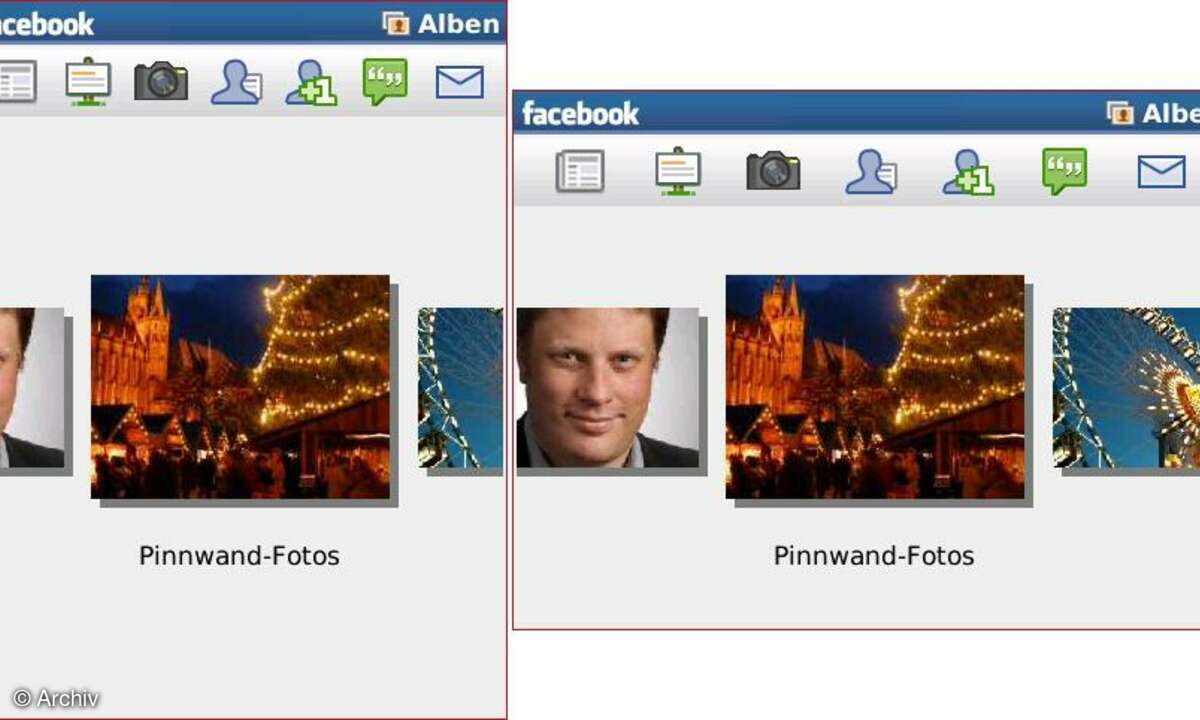Blitzschnell schaltet das Blackberry Torch beim Drehen von der horizontalen auf die vertikale Darstellung um