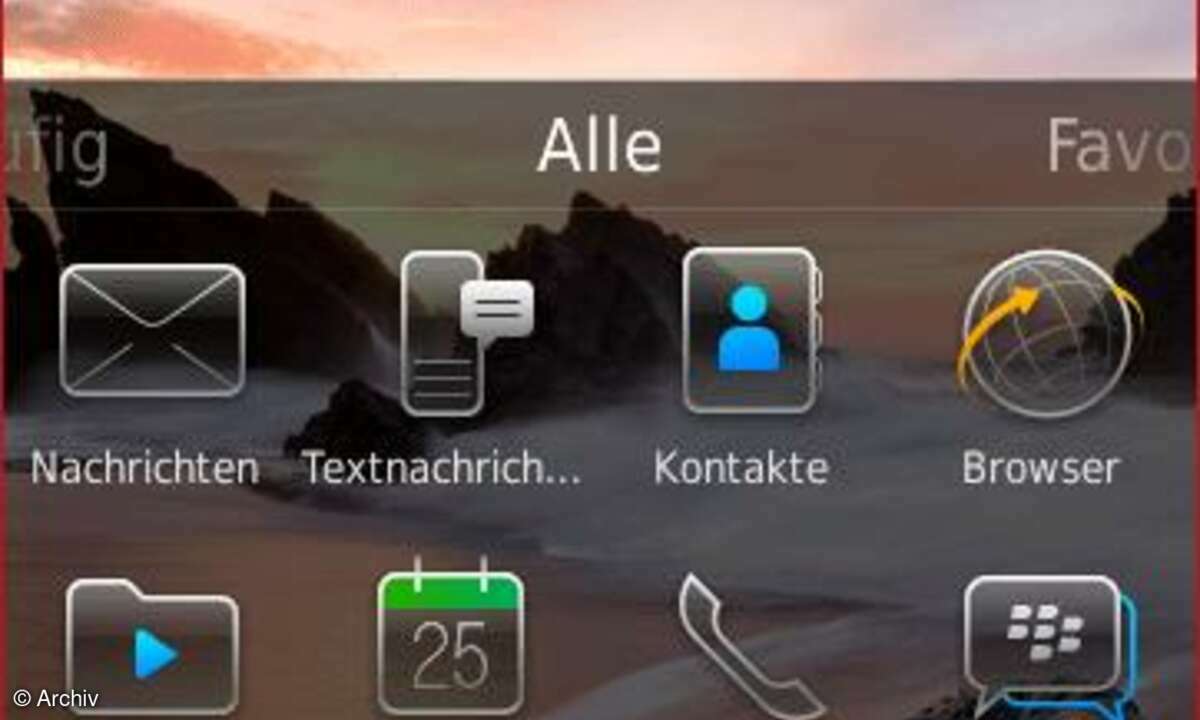 ...oder gar drei Zeilen mit Symbolen anzeigen