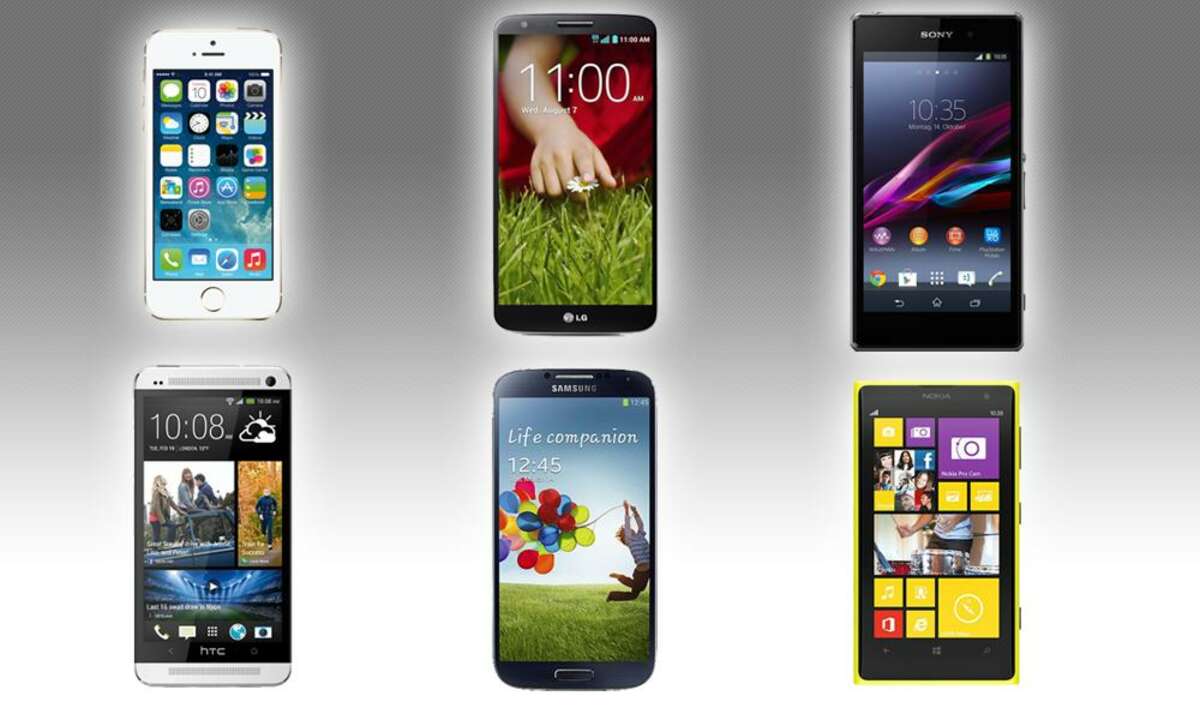 iPhone 5S, G2, Z1, S4, One, 1020