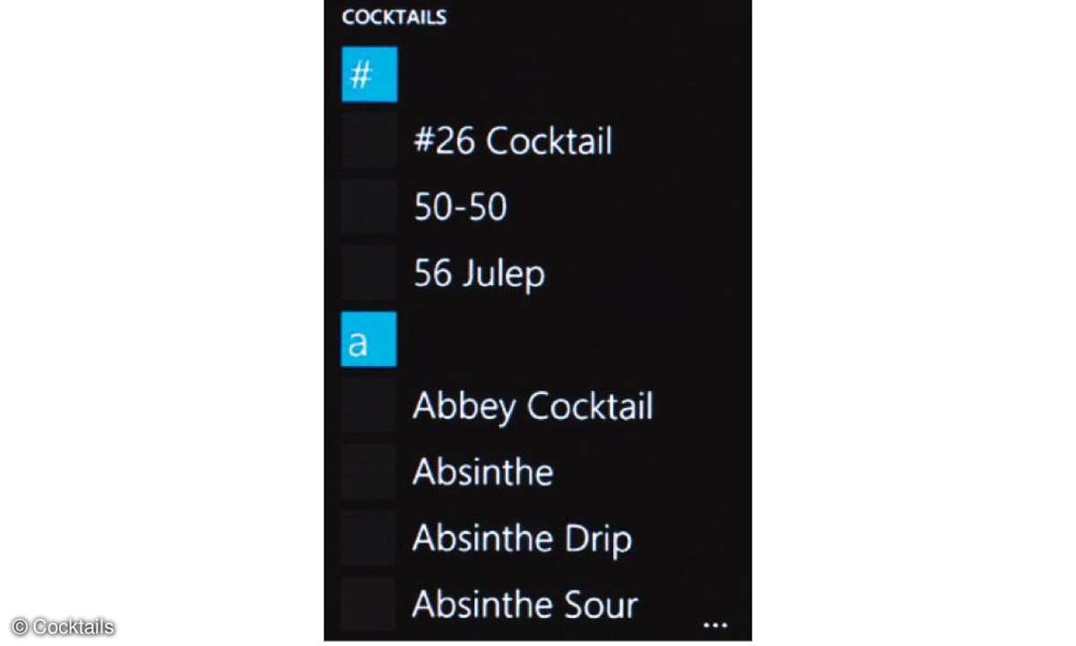 Cocktails