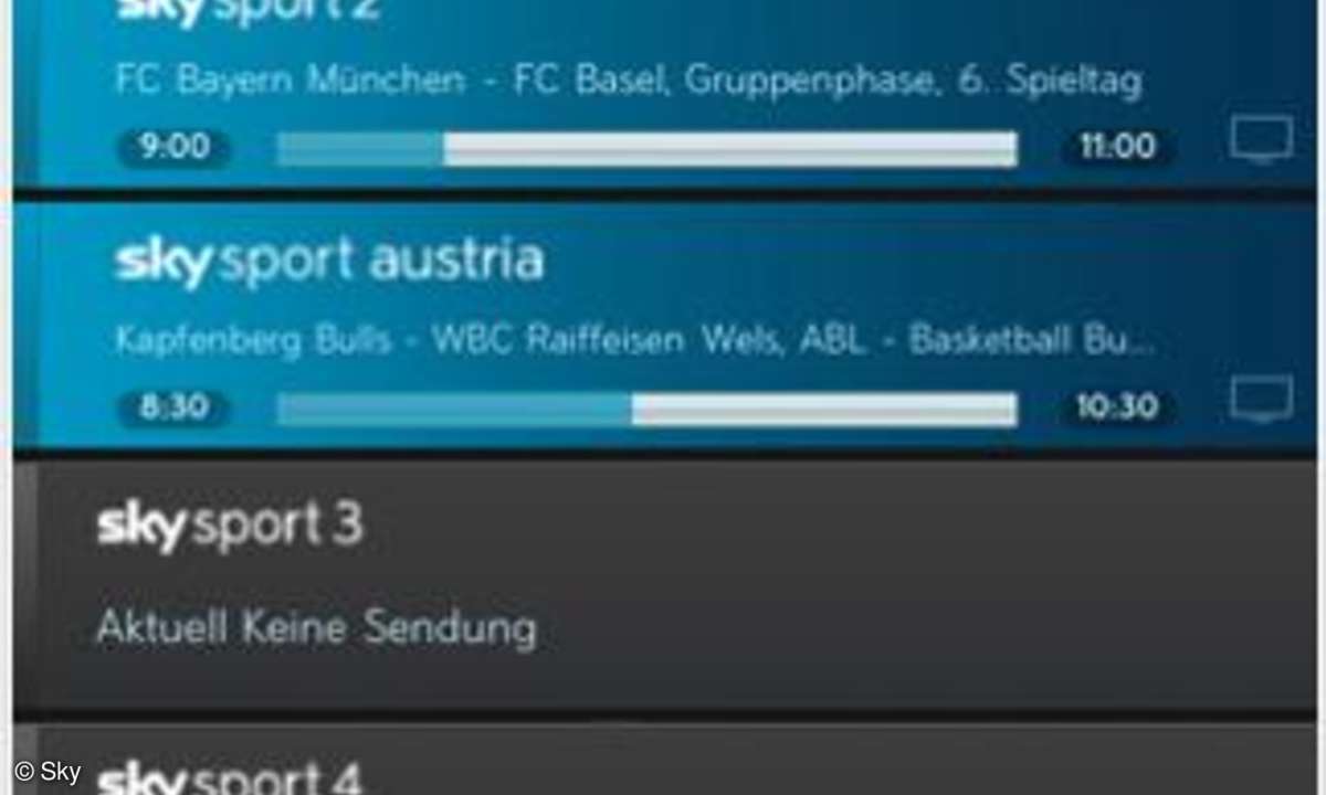 Sky Sport Mobile App für iPhone und iPod touch