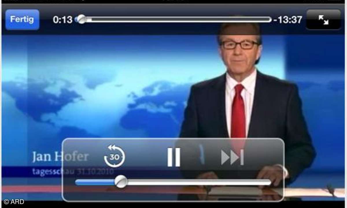 Die Tagesschau-App für iPhone