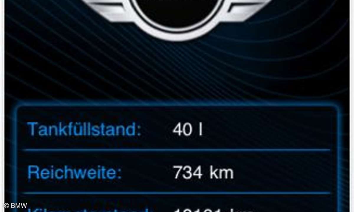 Mini connected: Die iPhone-App für den Mini
