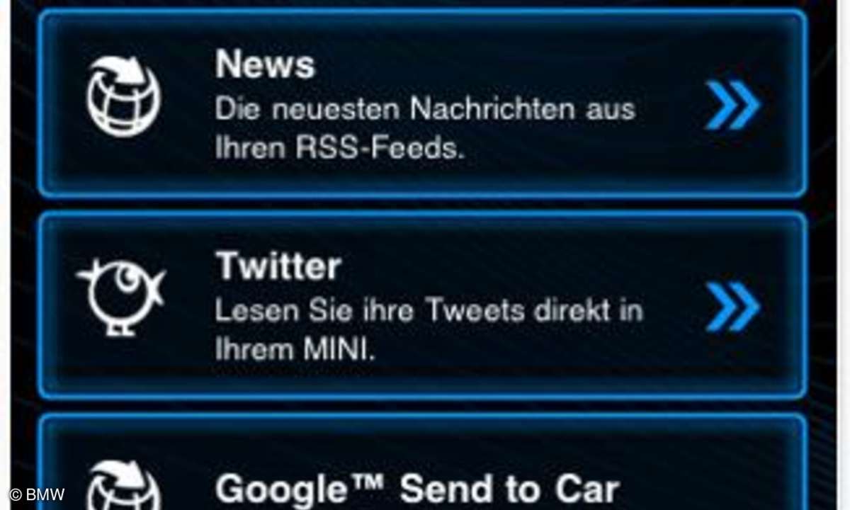 Mini connected: Die iPhone-App für den Mini