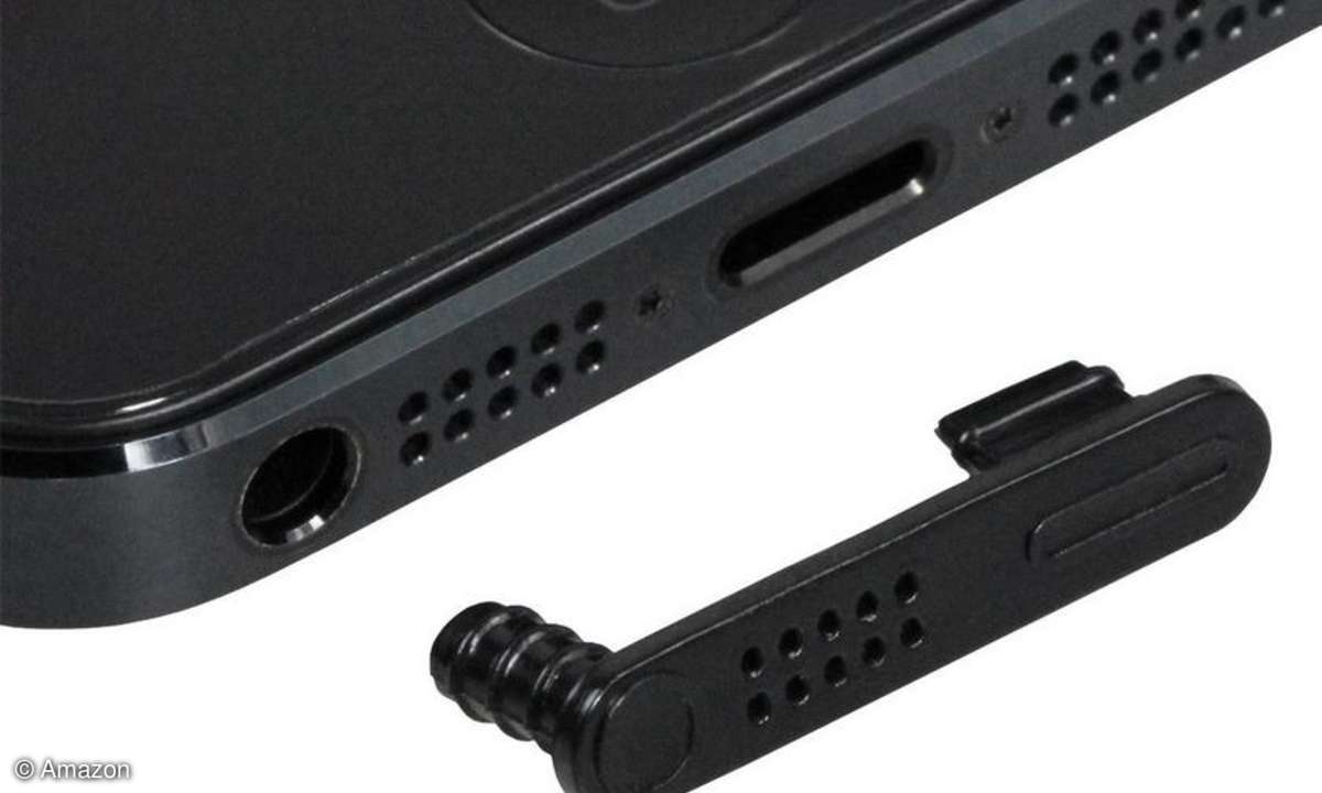 iphone, zubehör, staubstöpsel