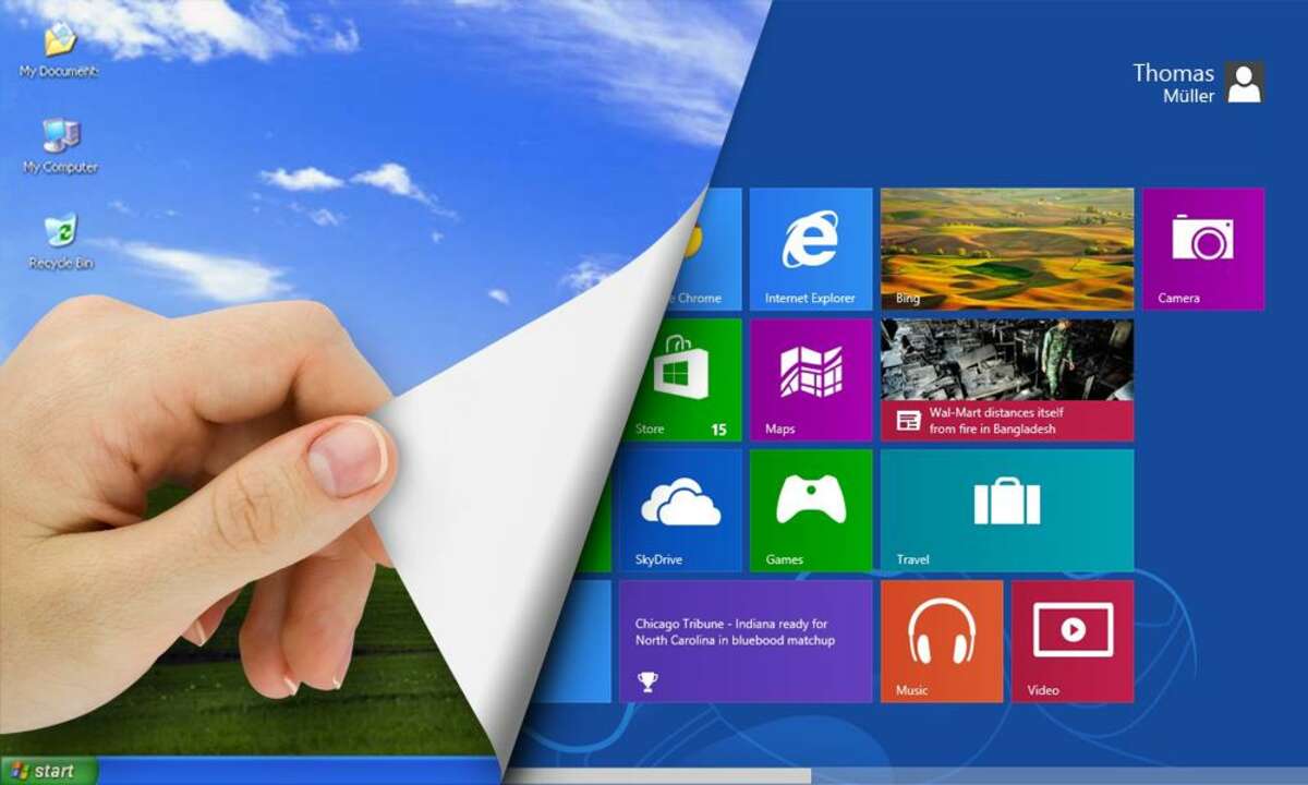 Von Windows XP auf Windows 8.1? Mit den Tipps von unseren Kollegen klappt das im Handumdrehen.