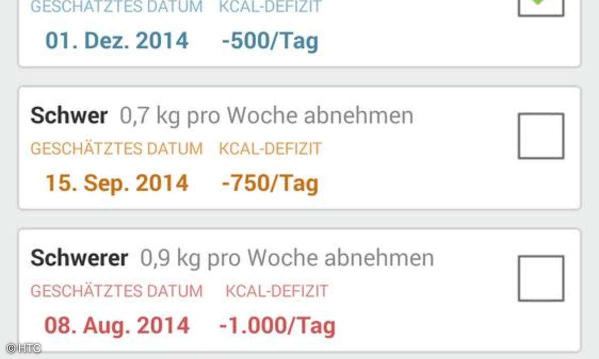 HTC One M8, Fitbit-App