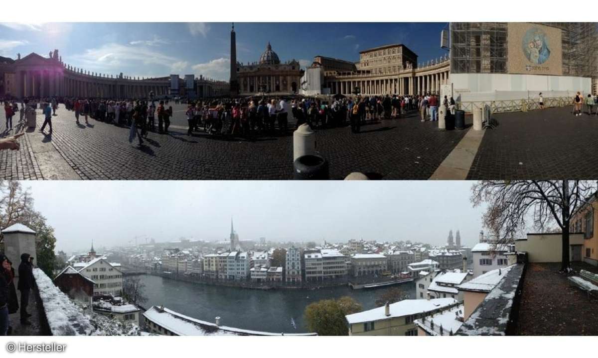Panorama Funktion iPod touch