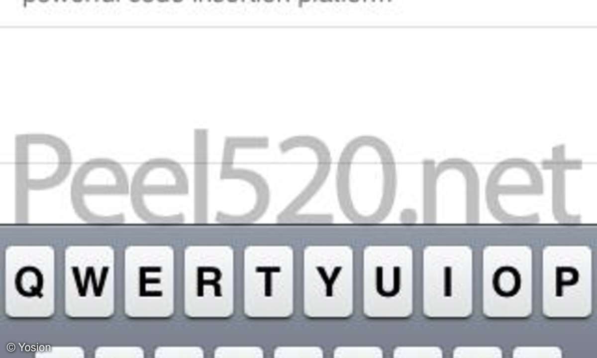 Yosion Peel 520 Softwareinstallation