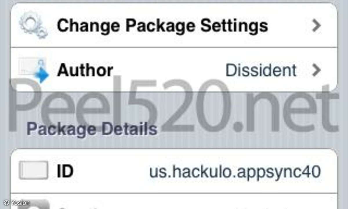 Yosion Peel 520 Softwareinstallation