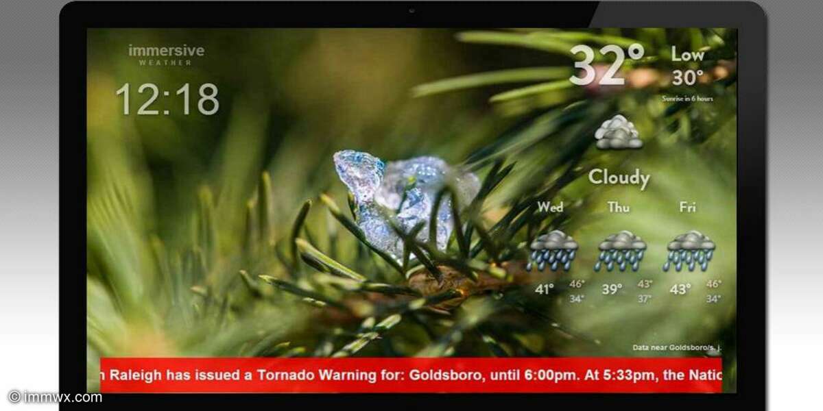 Chromecast Apps - Immersive Wheater für Chrome