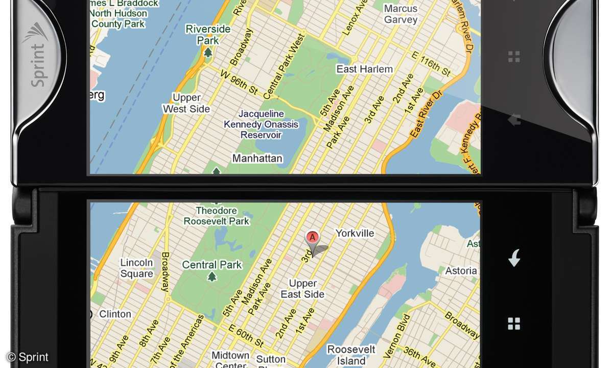 Kyocera Echo - weitere Bilderr vom Doppeldisplay-