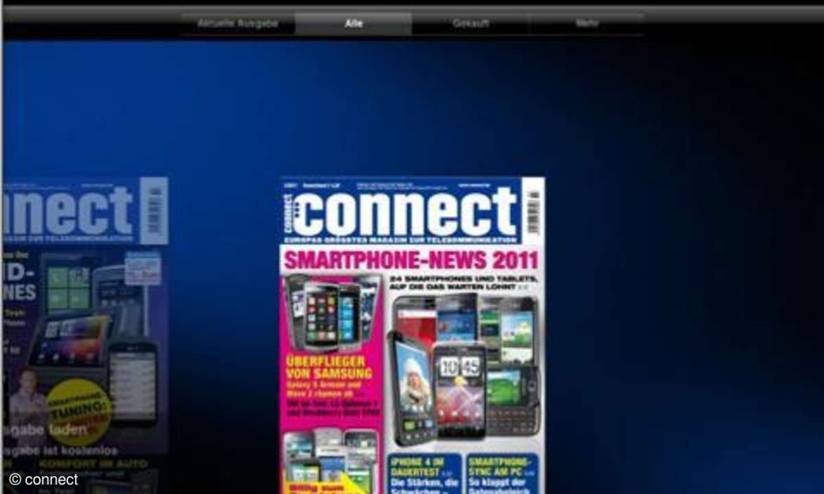 connect auf dem iPad