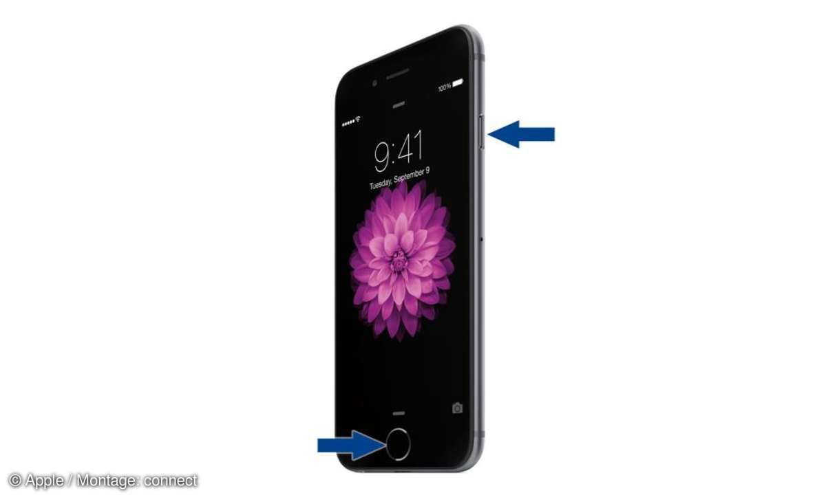 iPhone 6 Screenshot machen