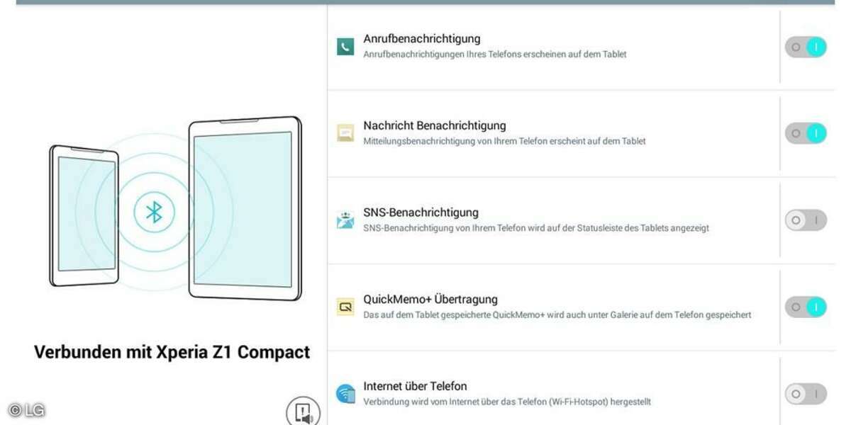 Screenshot LG G Pad