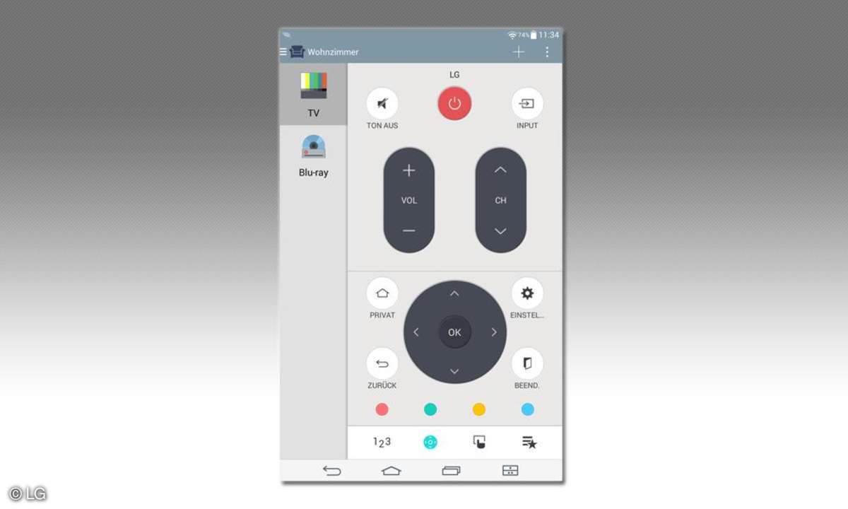 Screenshot LG G Pad