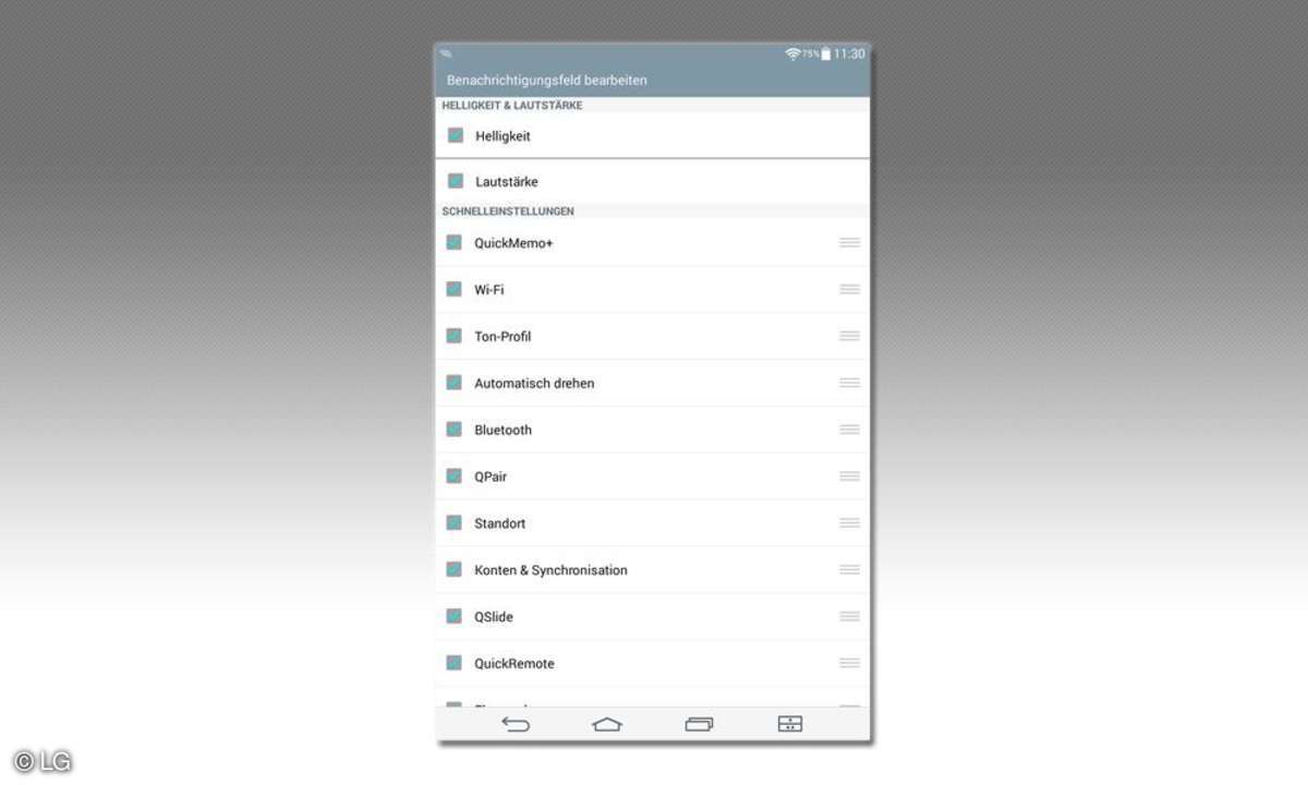 Screenshot LG G Pad