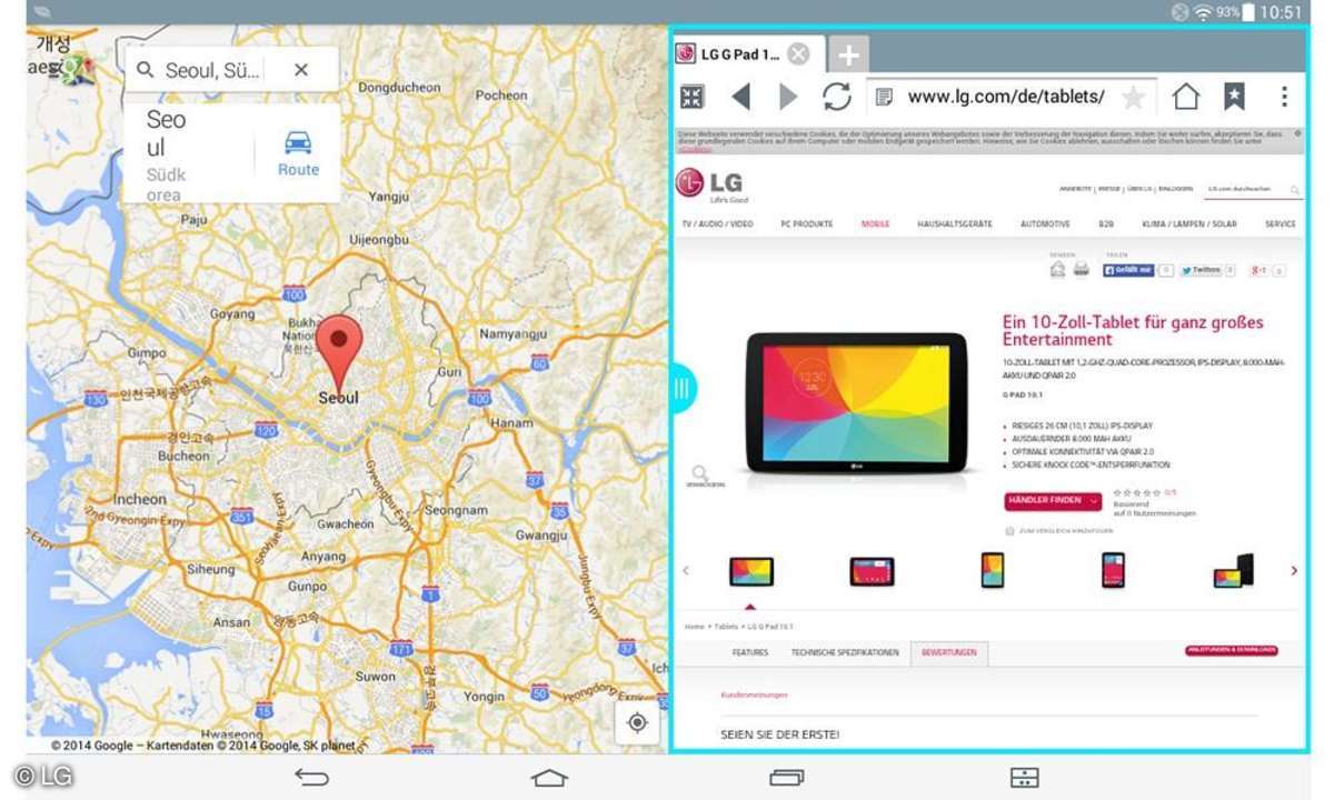 Screenshot LG G Pad