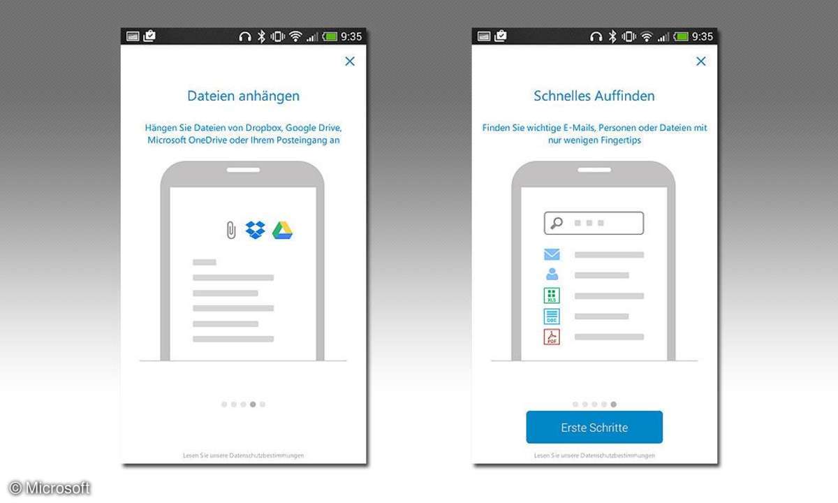 Microsoft Outlook für Android