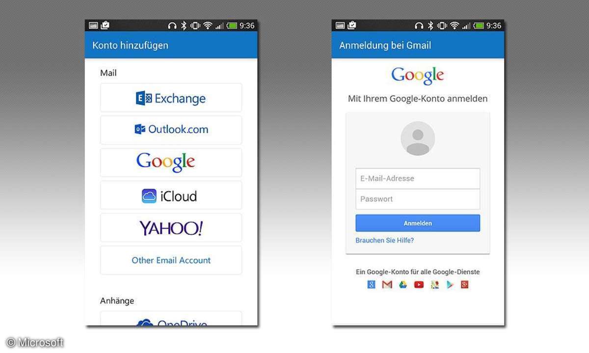 Microsoft Outlook für Android
