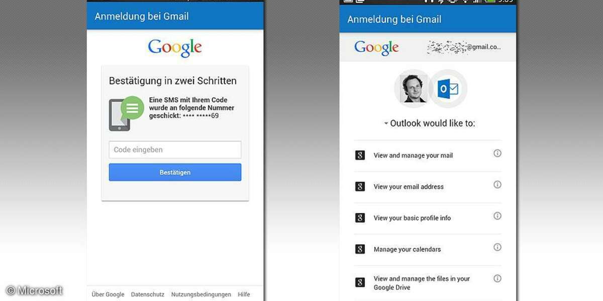Microsoft Outlook für Android