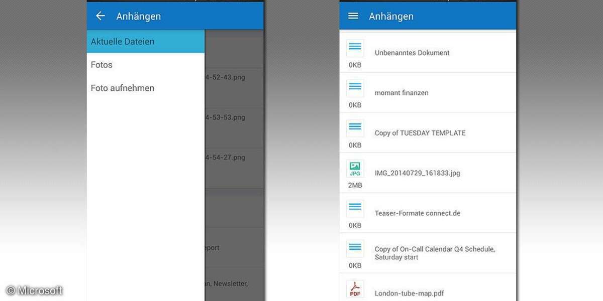 Microsoft Outlook für Android