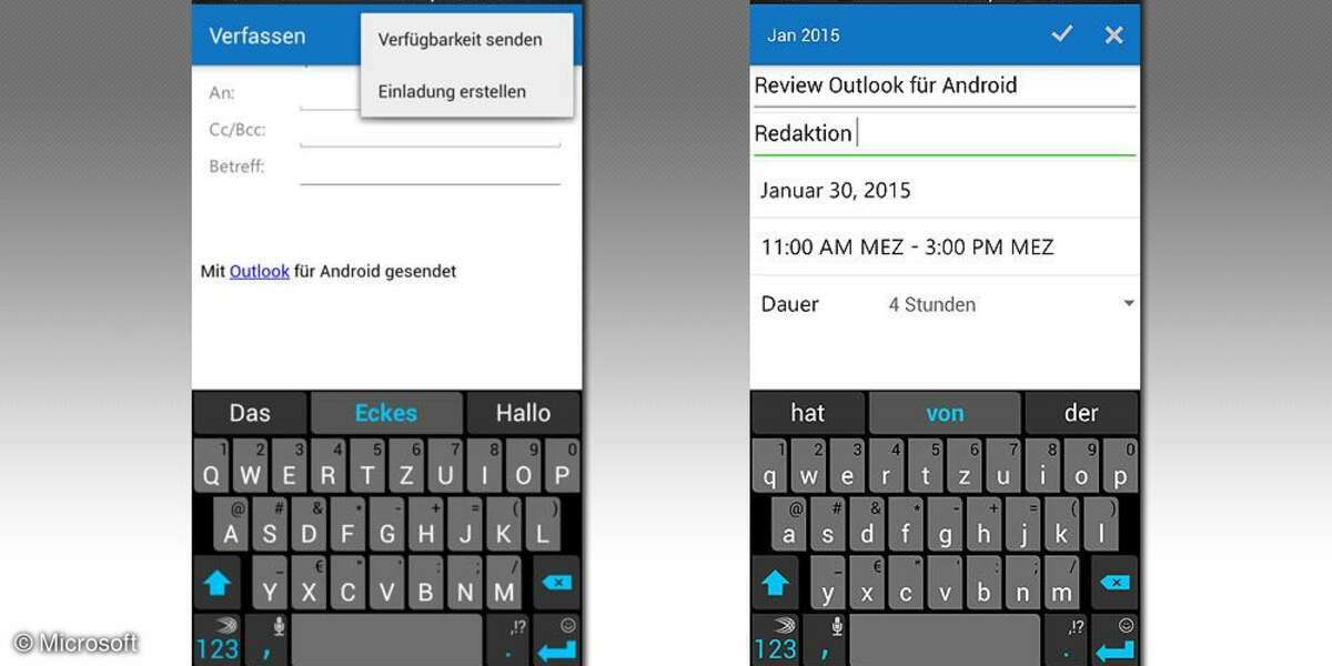 Microsoft Outlook für Android
