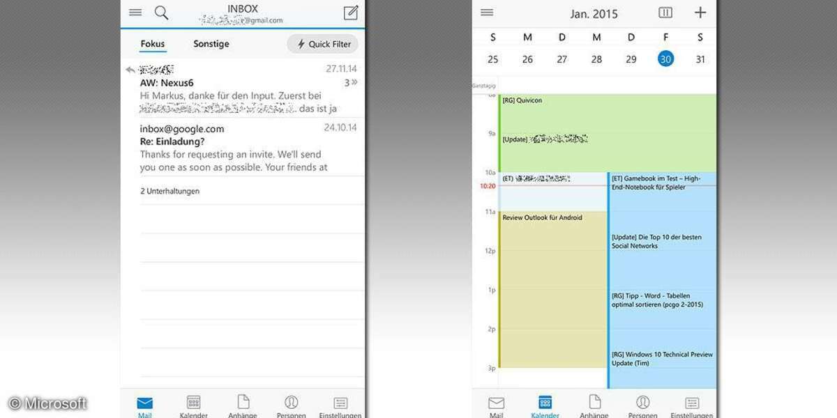 Outlook für iOS