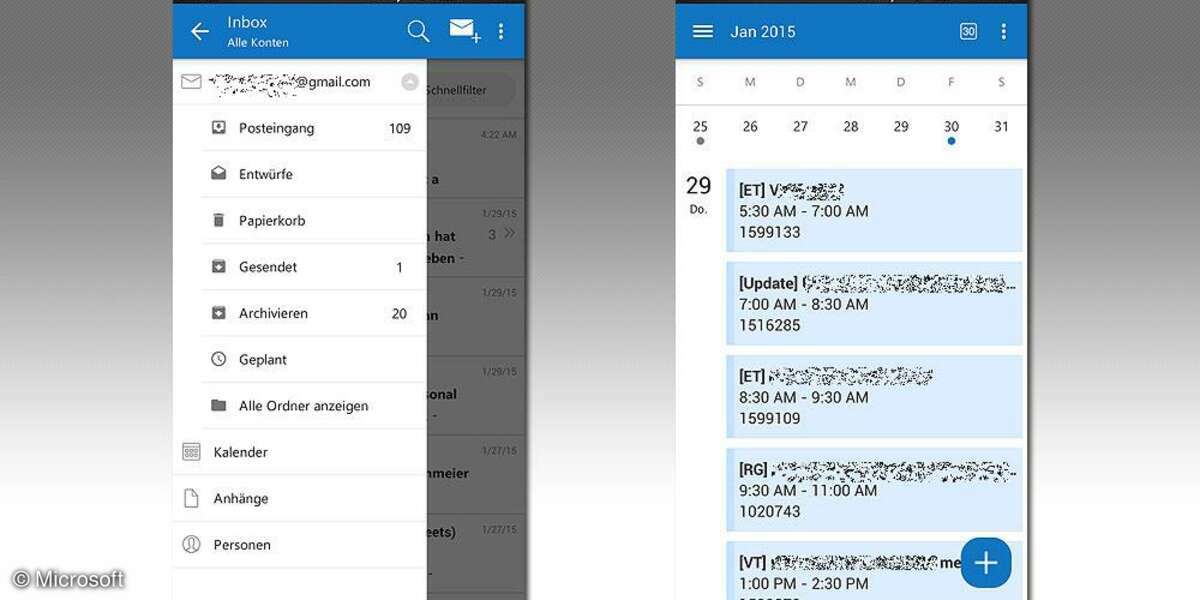Microsoft Outlook für Android