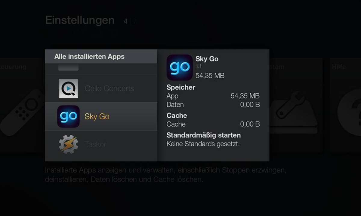 Sky Go Amazon Fire TV
