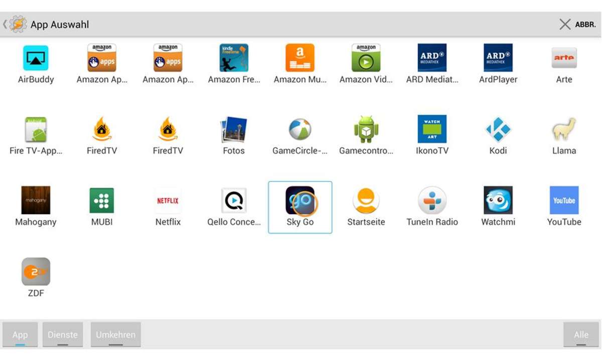 Sky Go Amazon Fire TV
