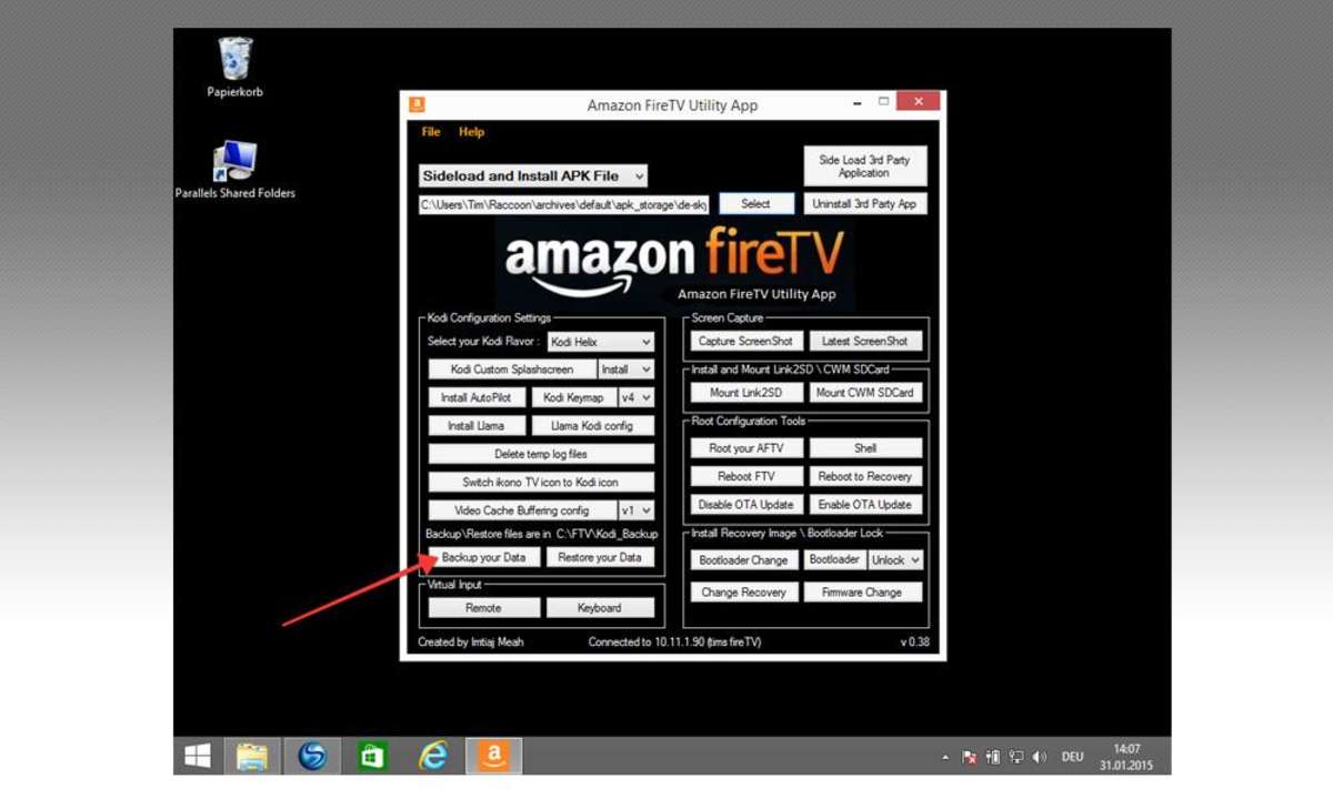 Amazon Fire TV Utility App