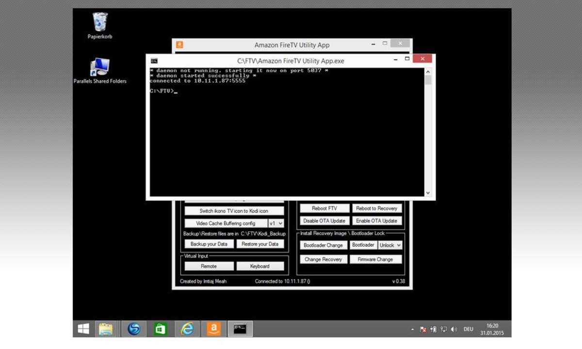Amazon Fire TV Utility App