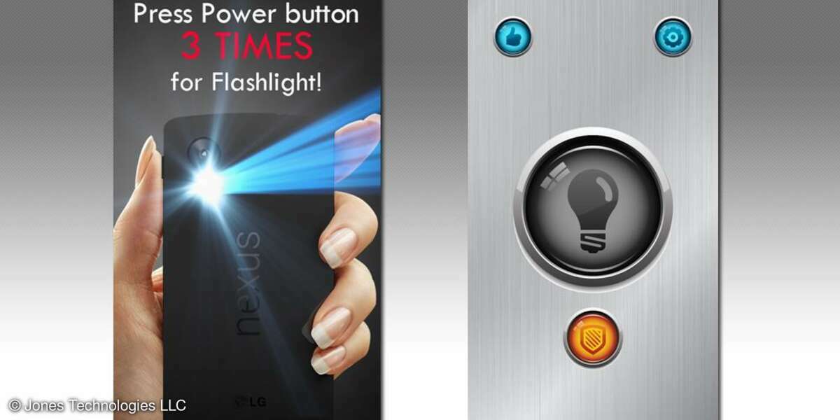 Android App: Power-Taste Taschenlampe