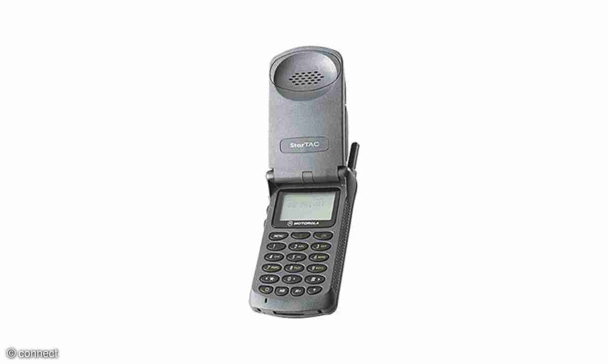 Handy-Geschichte - Historisches Von Nokia, Motorola, Siemens & Co. -  Motorola Startac 70 (1996) - Connect