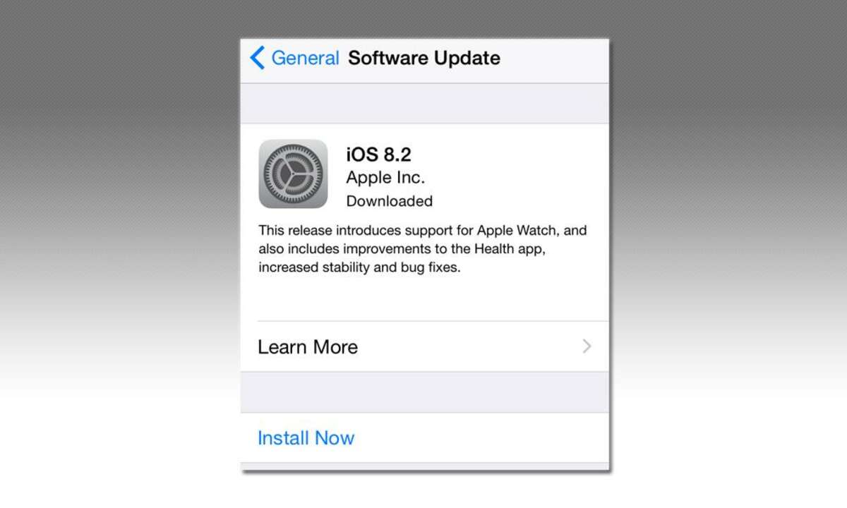 iOS 8.2 Update